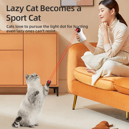 Automatic Cat Laser Toys Smart Interactive Teasing Pets LED Laser Indoor Toy Handheld Cat Toy Accessories for Dogs Kitten