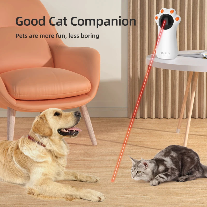 Automatic Cat Laser Toys Smart Interactive Teasing Pets LED Laser Indoor Toy Handheld Cat Toy Accessories for Dogs Kitten